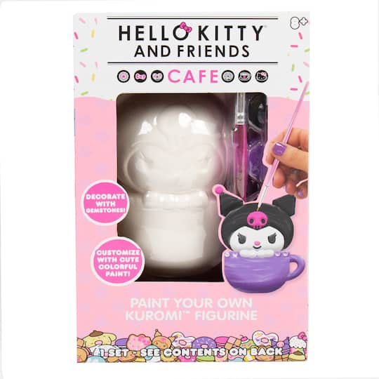 Hello Kitty® Paint Your Own Kuromi™ Ceramic Figurine Kit